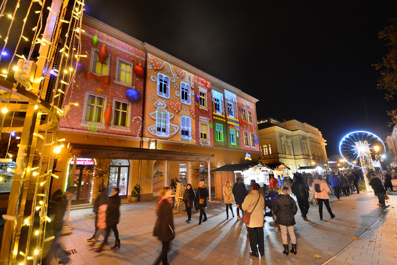 Advent első vasárnapja Székesfehérvár belvárosában
